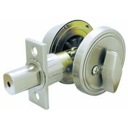 ULTRA HARDWARE Satin Nickel Standard Duty Single Cylinder Deadbolt 43625